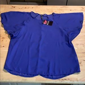 NWT Royal Blue Blouse